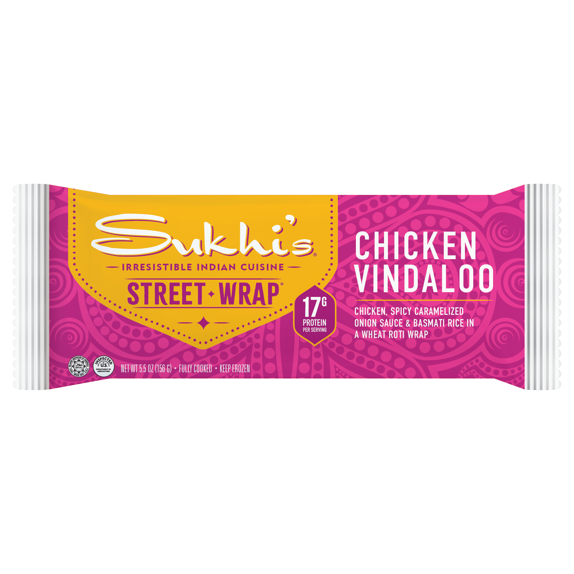 Chicken Vindaloo Indian Street Wrap® Entree
